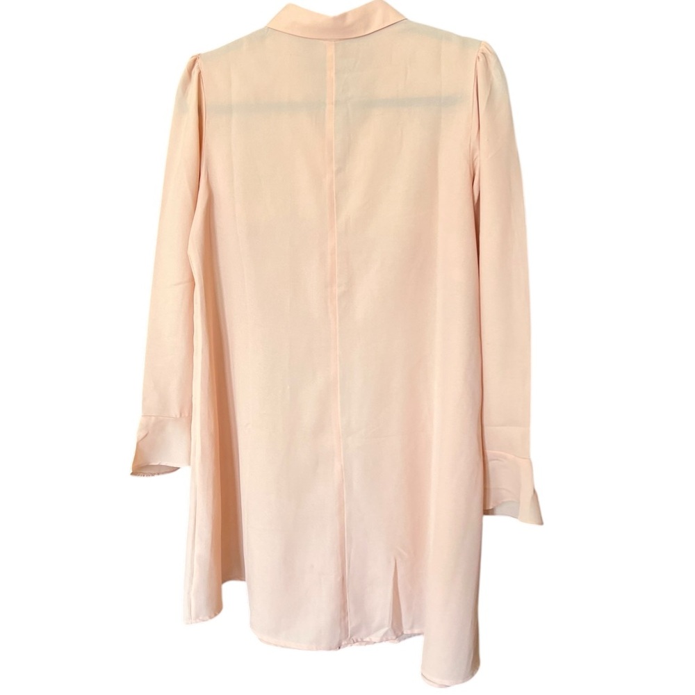 ASOS • NWOT Pink Dress With Embroidered Flowers - Picture 5 of 5